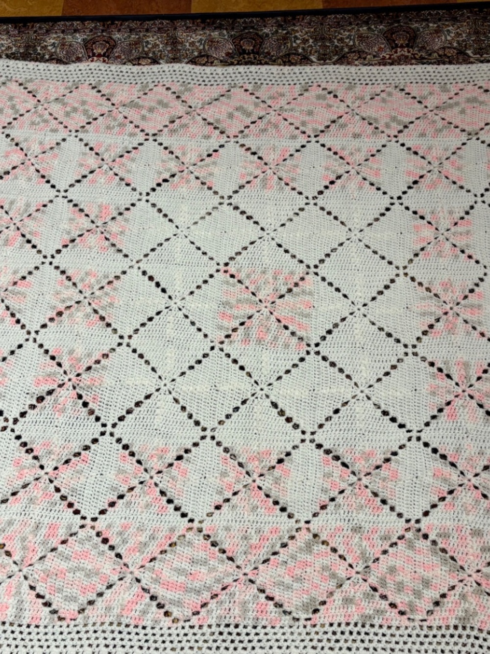 Baby Afghan Crochet Handknit Handmade Soft Unique Blanket Lot